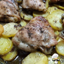 Pollo al Horno con Vino Blanco