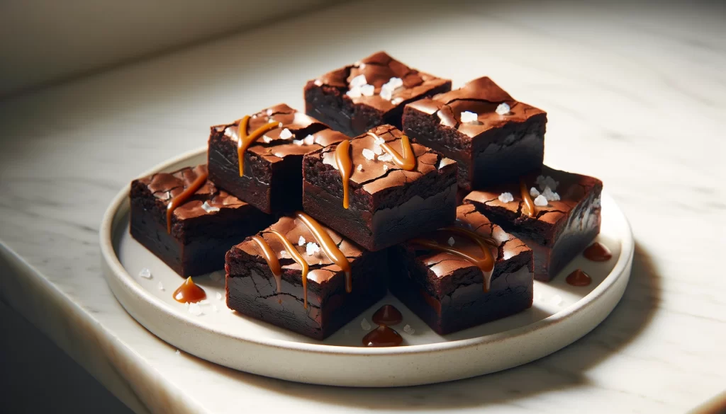 Brownies con chocolate y azucar