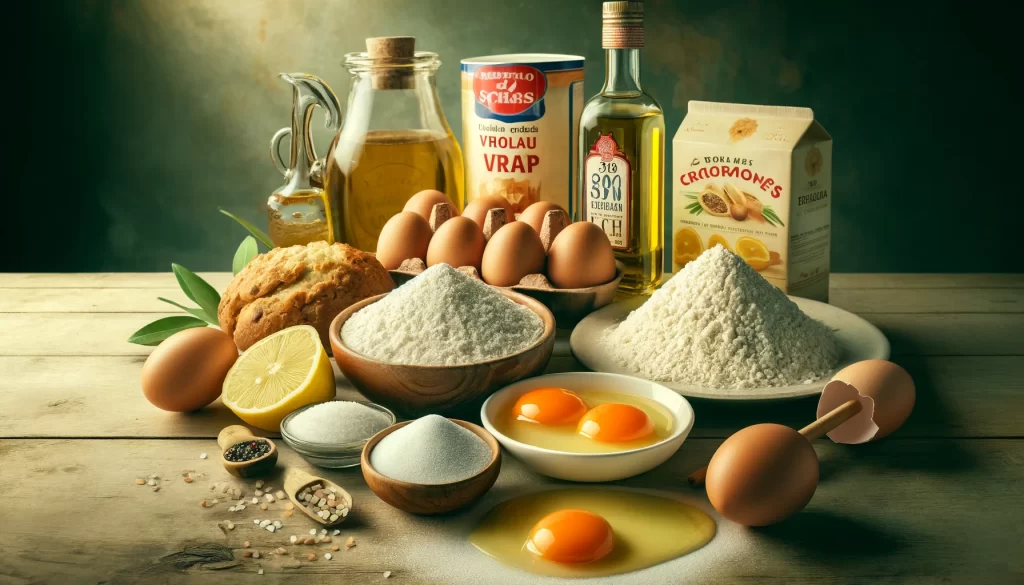 Orejas de Carnaval ingredientes